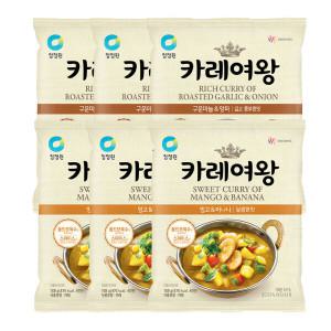 카레여왕 분말 6개(마늘양파3개+망고바나나3개)