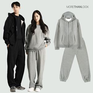 25FW 기모 트레이닝복 남녀공용 와이드팬츠 후드집업 SET 맨투맨 후드티 기모 트레이닝세트 M~2XL