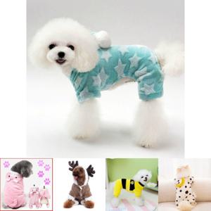 별나라 올인원 애견 옷 극세사 강아지 겨울 원피스/반려견/애완견/의류/외출복/예쁜/귀여운/산책