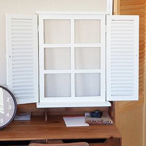 인테리어 창문/벽선반/원목창문/프로방스 원목소품