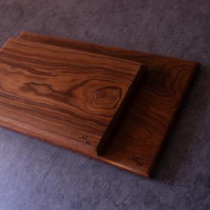 모어우드 티크 원목 플레이팅 프리미엄 사각도마 M