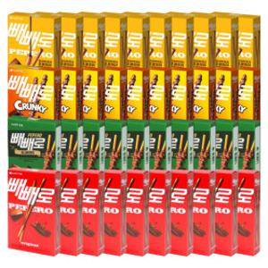 빼빼로 4종 40입 1박스 초코빼빼로 + 아몬드빼빼로 + 누드빼빼로 + 크런키빼빼로 (무료배송)