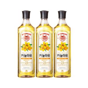사조 카놀라유 900mL x 3개
