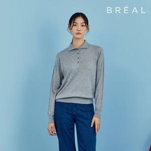 브리엘 25FW 하이넥 버튼 울 니트 2종