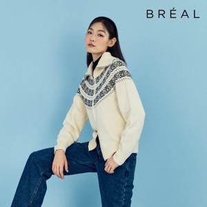 브리엘 25FW 노르딕 캐시 니트 집업 1종