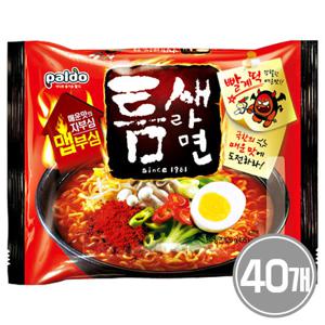 팔도 틈새라면 빨계떡 120g 40개