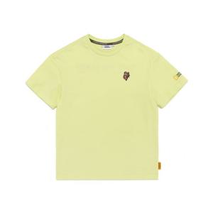 내셔널지오그래픽 K222UTS950 키즈 동물 와펜 반팔 티셔츠 LIME