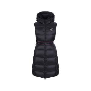[맥케이슨] 23 F/W 여성 후드 롱 다운 베스트 MCW4DV642 BLK