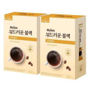 [동서식품] 맥심 부드러운블랙 모카골드 100T+100T 총200T