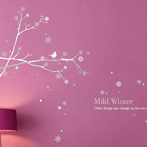 포인트스티커 스노우브렌치 그래픽스티커 시트지 벽지 포인트 데