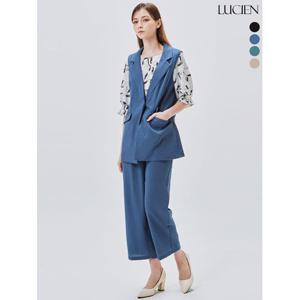 [루시앙] 인견 블렌디드 쿨 썸머 베스트 셋업 3PCS