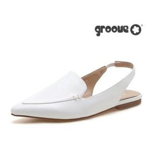 [그루브]EIFFEL  여성 로퍼 샌들 화이트 G0515084MA-W 0.5CM