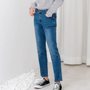 남성청바지 스판청바지 블루 1P 빅사이즈 일자 팬츠
