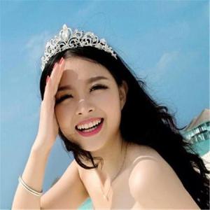 [발바리리빙] 왕관 웨딩 티아라 악세사리  원형 셀프
