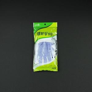 크린랩- 엠보싱장갑 2켤레 크린랩 곰보장갑 엠보싱장