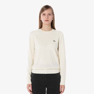 [라코스테 공식]여성 베이직 크루넥 스웨터 AF284E-54N XFJ