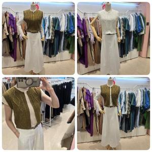 오프리미츠 HC26 시즌오프  다이아골지  크롭 집업 숏 니트  베스트로 가디건 남구홈플러스 B23kv2906