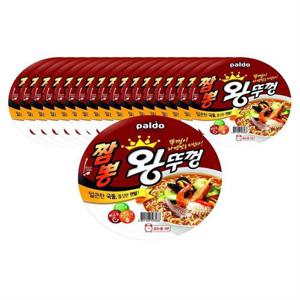 팔도 짬뽕 왕뚜껑 110g 18개