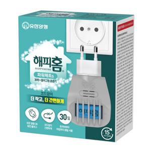 유한양행 해피홈 파워매트 훈증기 플러그형+리필30매