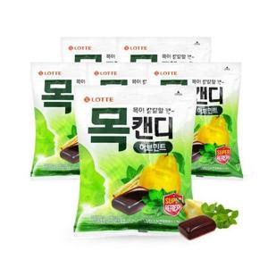롯데제과 허브민트 목캔디 217g x 6개