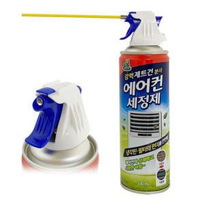 청개구리 에어컨 세정제330ml (5041)제트건 필터 먼지