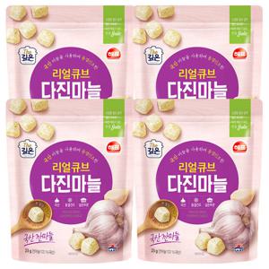 해표 리얼 큐브 다진마늘 23g 4개