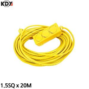 3구 산업용 KDY x 전기연장선 20M 1.5SQ