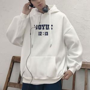 남자 기모안감 오버핏 후드포켓 티셔츠 데일리 캐주얼