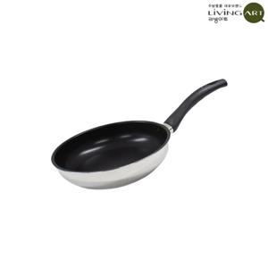 리빙아트 디오바코 인덕션 스텐 티타늄코팅 후라이팬 24cm