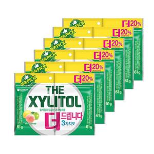 오리온 더 자일리톨 리필 122g 6개