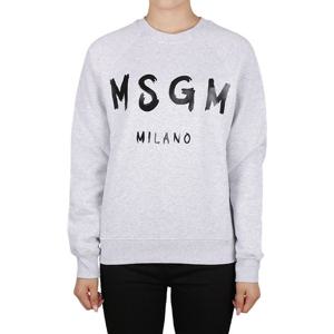 [MSGM] 브러시드 로고 맨투맨 (2000MDM513 200004 94)