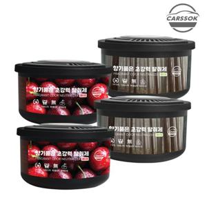카쏙 향기품은 탈취제 방향제 150g 블랙체리향 2개+피톤치드향 2개