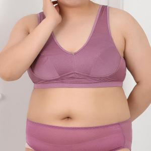 빅사이즈 노와이어 고급인견 풀컵브라탑 여자속옷