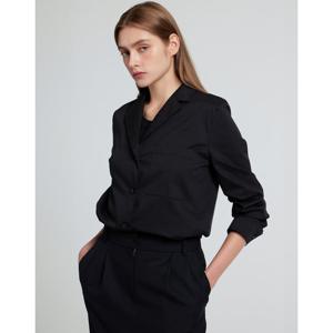 아떼 바네사브루노 여성 24FW 역시즌특가블랙 면혼방 포켓배색 자켓 VLJA4C301BK