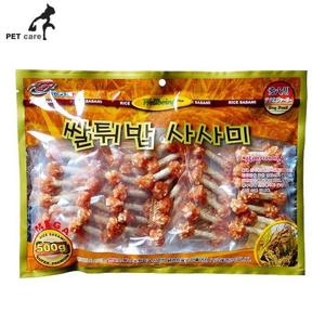 [알티피아]라이코스 쌀튀밥 덤벨 사사미 500g