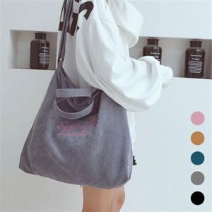 여성 데일리 코듀로이 숄더백 가방 에코백 OLG019