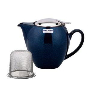제로재팬 티포트 라운드 350ml 진스블루 (BBN-01JB) 도자기 티팟세트