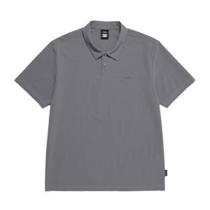 내셔널지오그래픽 N252MPL830 에어도트 기능성 베이직핏 카라티 IRON GREY