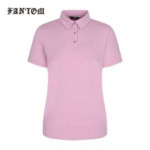 [팬텀] 여성 3색 포인트 베이직 카라 반팔티셔츠 221E2TO801_PK