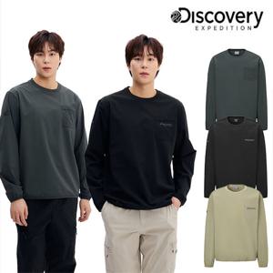 [디스커버리] 25SS 신상/30%할인/남성/기능성/냉감소재/프레시벤트 우븐 맨투맨 DMMT37051