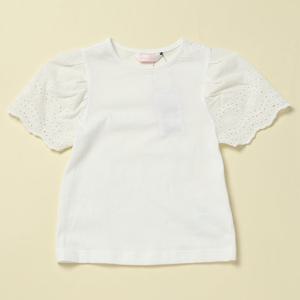 로엠걸즈레이스 소매 반팔티셔츠RGRA2532C