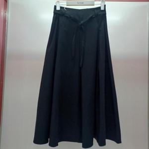 Destijl HC06 스판 허리반밴딩 핀턱주름 A라인 플레어 플리츠 옆지퍼 롱치마 스커트 D2523sk11B