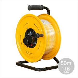 안전차단 덮개형 전선릴 50m 1.5SQx3C 연장선 리드선