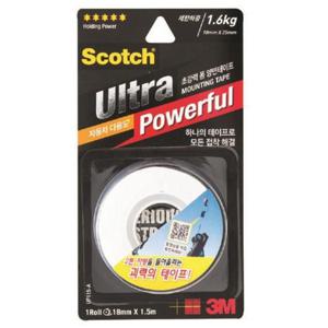 3M 스카치 초강력 다용도 폼 양면테이프 (UP115-A) 양면테이프 폼테이프 폼양면테이프 차량테이프 자동차테