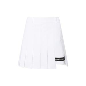 헤지스골프  (HWPA5B313OW) 화이트 로고프린트 치마반바지