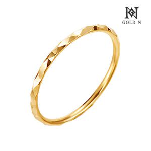 골드앤 14K 마이 컷팅 링반지 1.5mm_마름모컷