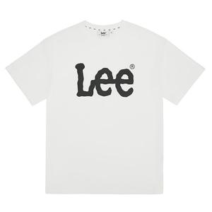 Lee 빅 트위치 로고 티셔츠 화이트 LE2502ST01WH