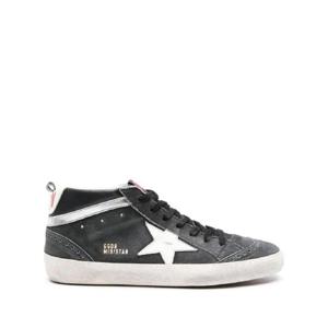 25 FW Golden Goose 미드 스타 로고 아플리케 스웨이드 스니커즈 GMF00123F005184 TP432075204
