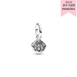 [판도라(주얼리)][백화점 보증서 제공] 스파클링 쉘 미니 댕글 참 793855C01