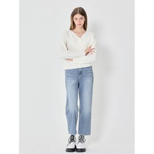 [오조크]루나 와이드 립 브이넥 니트 (택가격 74000원)